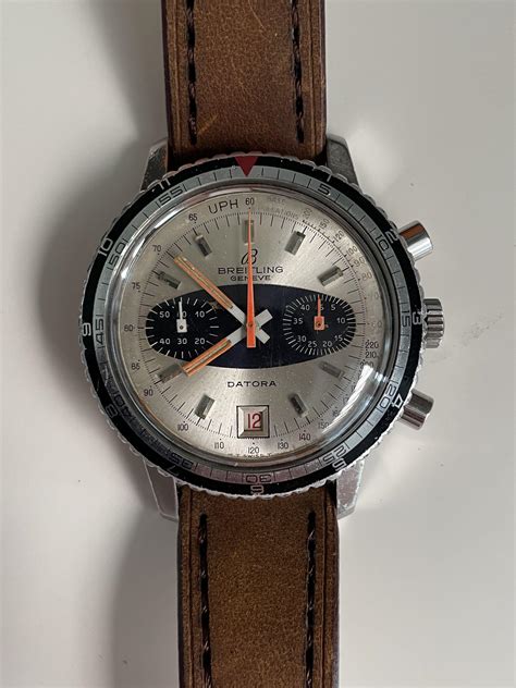 breitling datora stainless 2031 valjoux 7734 chronograph 39mm watch|1969 Breitling Datora 2031 chronograph Surfboard dial manual .